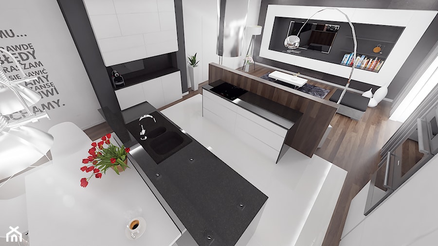 Projekt konkursowy firmy Teka pt: "Kuchnia sercem domu" - Kuchnia, styl nowoczesny - zdjęcie od VERY Interior Design - Projektowanie Wnętrz