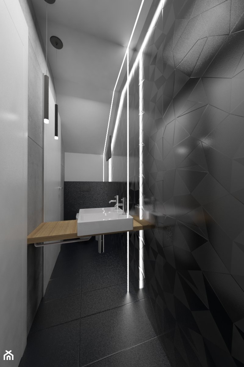 Toaleta | Kol. Skarszewek | Wersja 2 - zdjęcie od VERY Interior Design - Projektowanie Wnętrz