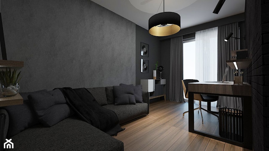 Wersja 2 | Biuro - zdjęcie od VERY Interior Design - Projektowanie Wnętrz