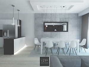 Salon + jadalnia - Wersja 2 - zdjęcie od VERY Interior Design - Projektowanie Wnętrz