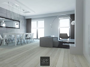 Salon + jadalnia - Wersja 2 - zdjęcie od VERY Interior Design - Projektowanie Wnętrz