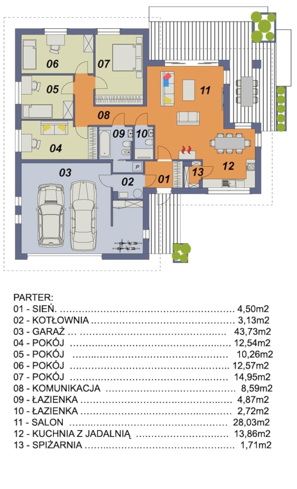 Projekt domu TK233 - zdjęcie od budujdom_pl