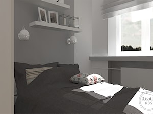 Szczęśliwice - Sypialnia, styl nowoczesny - zdjęcie od Studio R35