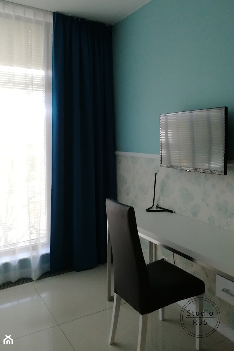 Apartament 01 - Sypialnia, styl nowoczesny - zdjęcie od Studio R35