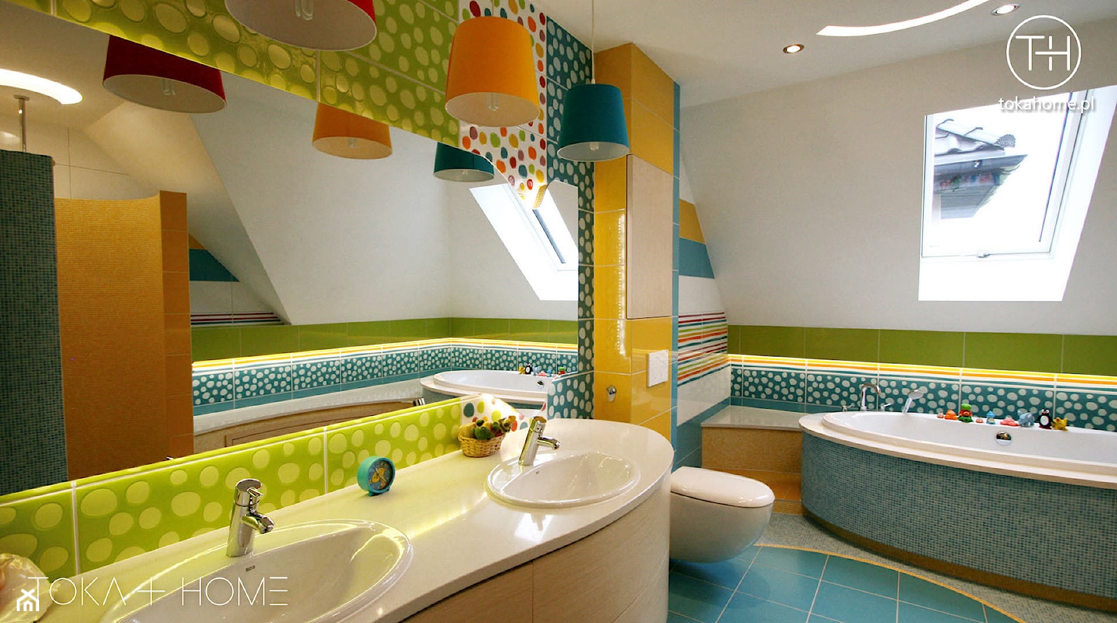 Zaczarowany świat – łazienka dla dzieci - zdjęcie od TOKA + HOME - Homebook