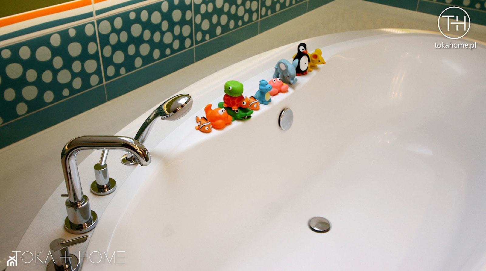 Zaczarowany świat – łazienka dla dzieci - zdjęcie od TOKA + HOME - Homebook