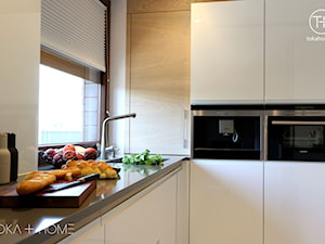 Stylowy antracyt - kuchnia - zdjęcie od TOKA + HOME