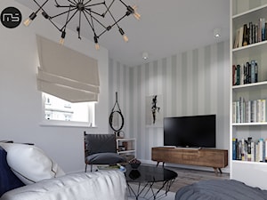 Mieszkanie M3 - Salon, styl skandynawski - zdjęcie od MS Group