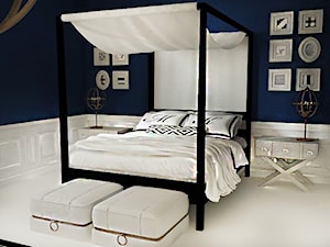 sypialnia w stylu marinistycznym - zdjęcie od interior maker