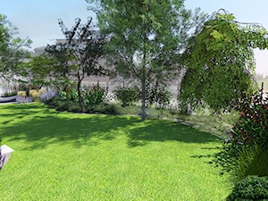Ogród rodzinny w Mikołowie - zdjęcie od 360° Zieleni Architektura Krajobrazu