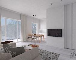 Mieszkanie w skandynawskim stylu - Salon, styl skandynawski - zdjęcie od AFD Pracownia Projektowa - Homebook