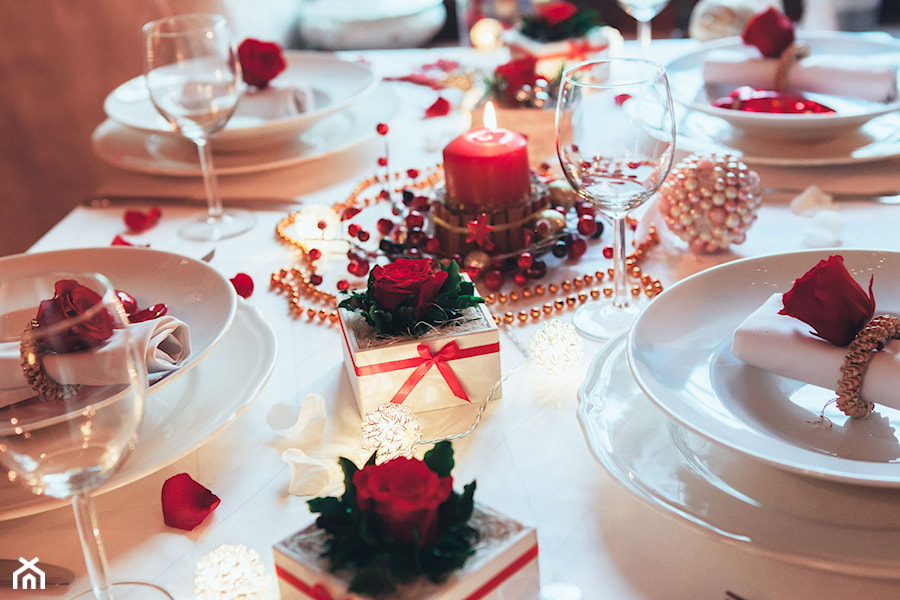 Święta - Mała jadalnia jako osobne pomieszczenie - zdjęcie od RoseBelle