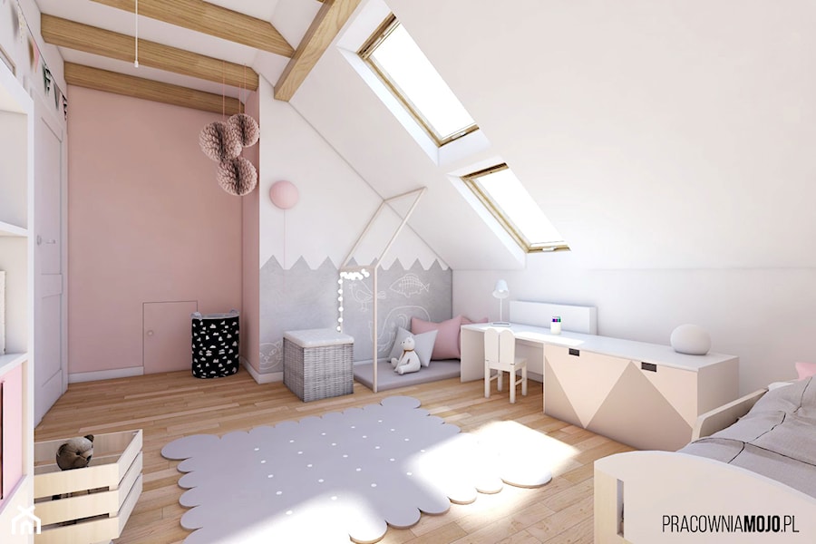 Pokoje dziecięce, Gliwice - Pokój dziecka, styl skandynawski - zdjęcie od MOJO pracownia projektowa