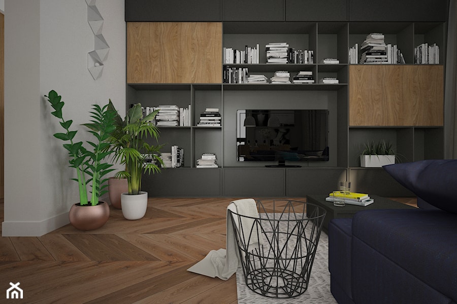 Mieszkanie na Wilanowie - Salon, styl nowoczesny - zdjęcie od Ai Pracownia Projektowa