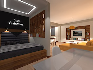 mieszkanie w Opolu - Salon, styl nowoczesny - zdjęcie od Projektowanie Wnętrz "ART LINE"