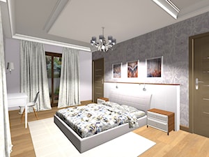 sypialnia - zdjęcie od Projektowanie Wnętrz "ART LINE"