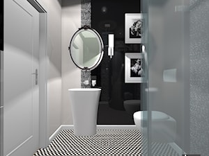 łazienka gościnna - zdjęcie od Projektowanie Wnętrz "ART LINE"