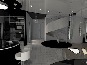 Wnętrze1 - Salon, styl nowoczesny - zdjęcie od Greghall Pracownia Projektowa