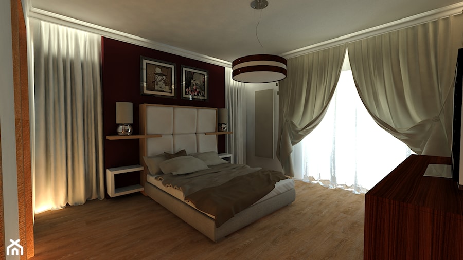 Sypialnie - Duża sypialnia, styl tradycyjny - zdjęcie od Arthome