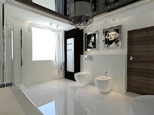 Łazienki - Duża bez okna jako pokój kąpielowy łazienka, styl glamour - zdjęcie od Arthome