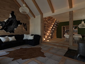 Dom w górach - Salon, styl rustykalny - zdjęcie od Arthome