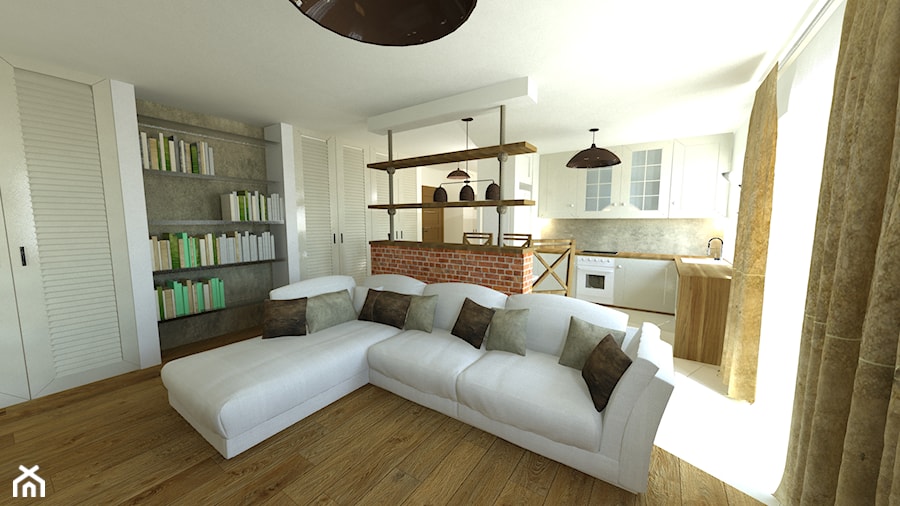 Mieszkanie 3 - Salon, styl rustykalny - zdjęcie od Arthome