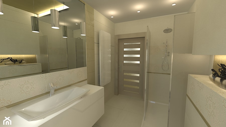 Łazienki - Średnia bez okna łazienka, styl minimalistyczny - zdjęcie od Arthome