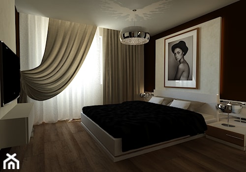 Sypialnie - Duża sypialnia, styl glamour - zdjęcie od Arthome