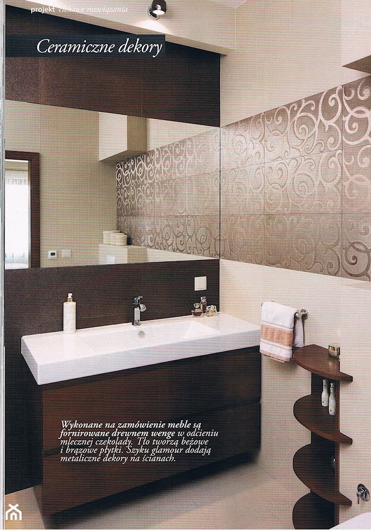 Magazyn "Świat łazienek i kuchni" - nr. 2/2015. - zdjęcie od Art&Design Kinga Śliwa - Homebook