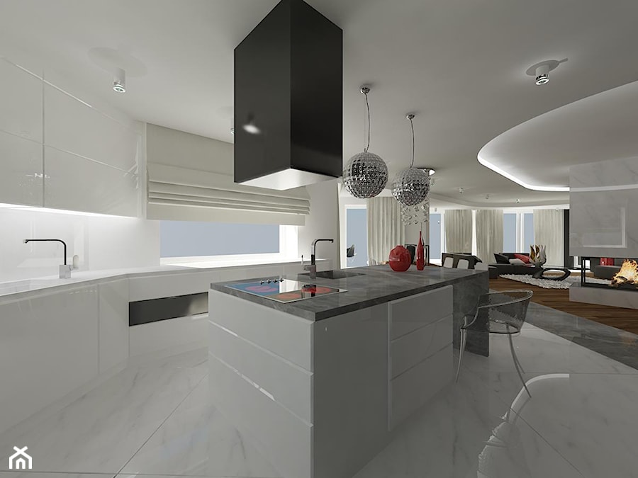Dom jednorodzinny - Kuchnia, styl nowoczesny - zdjęcie od Art&Design Kinga Śliwa
