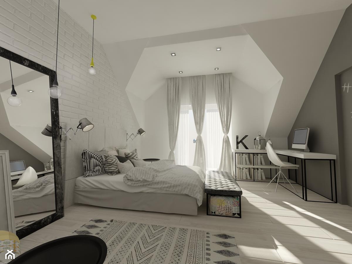 Wnętrza mieszkalne 2015 - Nowoczesny i minimalistyczny pokój - zdjęcie od Art&Design Kinga Śliwa - Homebook