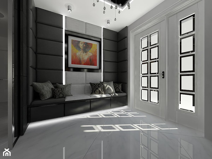 Dom jednorodzinny - Hol / przedpokój, styl nowoczesny - zdjęcie od Art&Design Kinga Śliwa