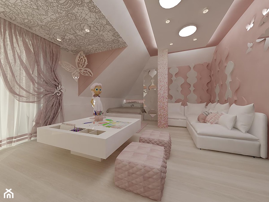 Pokój dorastającej dziewczynki - zdjęcie od Art&Design Kinga Śliwa