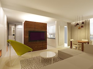Mieszkanie na Elsnera - Salon, styl nowoczesny - zdjęcie od Fusion Design