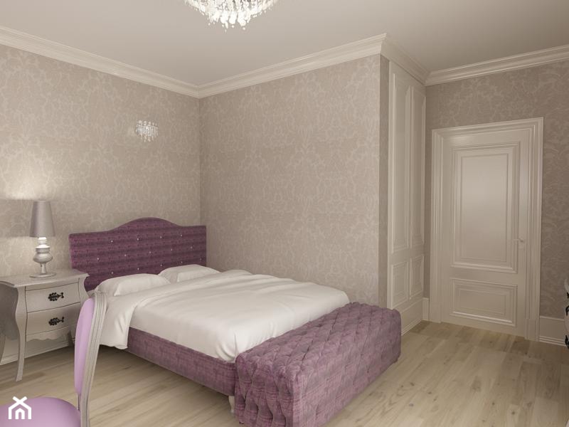 Dom 250 m2 - Sypialnia, styl tradycyjny - zdjęcie od Fusion Design