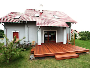 Taras drewniany. Realizacja w Lubrzy - Domy - zdjęcie od PHU Bortnowski
