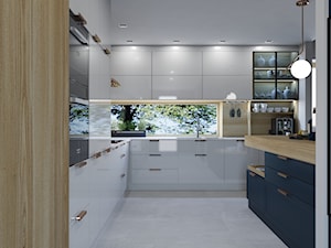 Projekt wnętrz domu jednorodzinnego wdł. projektu Parterowy 2 - Kuchnia, styl nowoczesny - zdjęcie od Architekt Wnętrz Patrycja Wojtaś