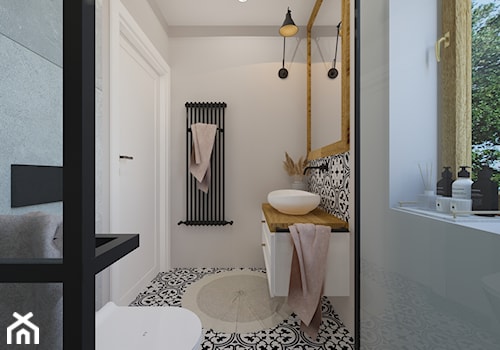 Projekt małej łazienki - zdjęcie od Architekt Wnętrz Patrycja Wojtaś