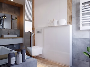 Łazienka w Domu we wrzosach - zdjęcie od Architekt Wnętrz Patrycja Wojtaś