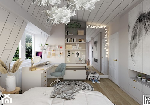 Pokój nastolatki w stylu Boho - Pokój dziecka, styl skandynawski - zdjęcie od Architekt Wnętrz Patrycja Wojtaś