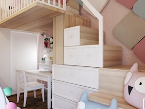 Pokój 5 latki w Bielsku-Białej w stylu skandynawskim. - zdjęcie od Architekt Wnętrz Patrycja Wojtaś
