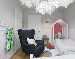 Projekt pokoju - sypialnia córek z garderobą. - zdjęcie od Architekt Wnętrz Patrycja Wojtaś - Homebook