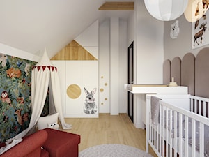 Projekt domu jednorodzinnego w Krakowie - Pokój dziecka, styl skandynawski - zdjęcie od Architekt Wnętrz Patrycja Wojtaś