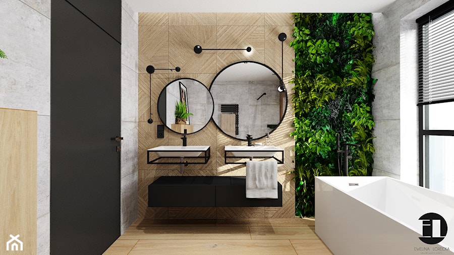 łazienka dla pary - Łazienka, styl nowoczesny - zdjęcie od Ewelina Loręcka Interior Design