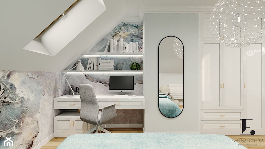 Pokój nastolatki - Sypialnia, styl nowoczesny - zdjęcie od Ewelina Loręcka Interior Design