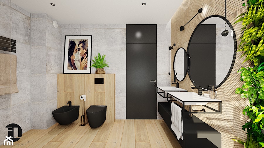 łazienka dla pary - Łazienka, styl nowoczesny - zdjęcie od Ewelina Loręcka Interior Design