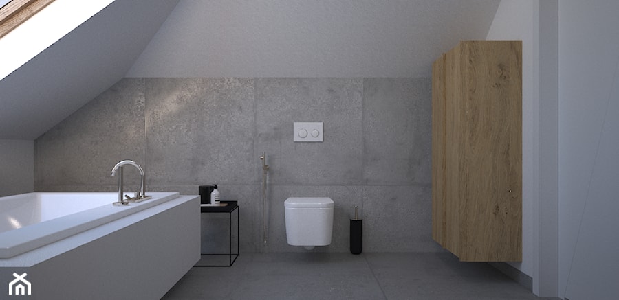 łazienka na piętrze - zdjęcie od mootif_studio