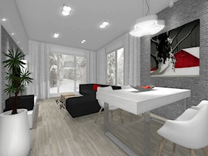 Apartament, Gen. Wł. Sikorskiego - Salon, styl nowoczesny - zdjęcie od Cube