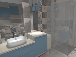 Projekt łazienki, Sosnowa - Łazienka, styl skandynawski - zdjęcie od Cube