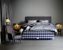 Inspiracje - Średnia szara sypialnia, styl nowoczesny - zdjęcie od Hästens - Homebook